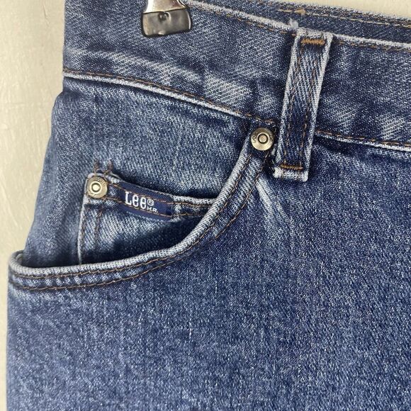 Vintage Lee High Rise Mom Women's Denim Jeans Worn In Waist 28/29" - Picture 5 of 7